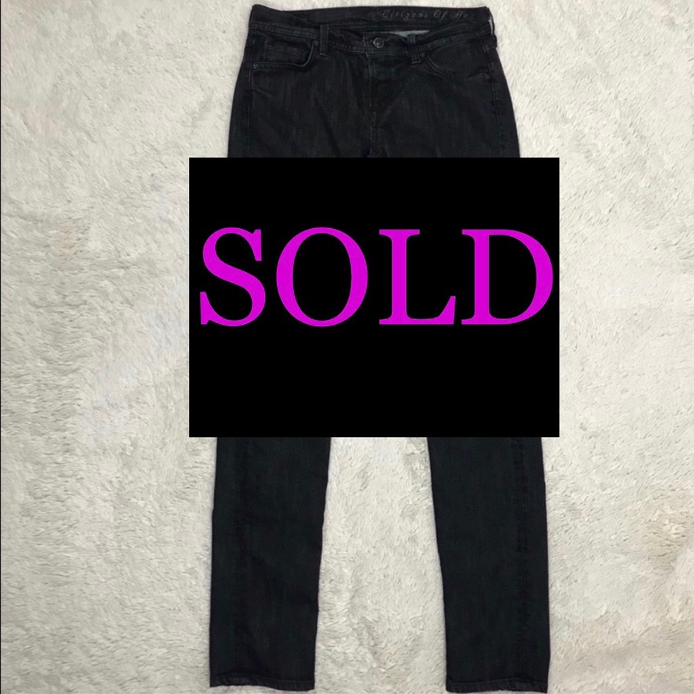 LIKE NEW Citizens Of Humanity Black jeans